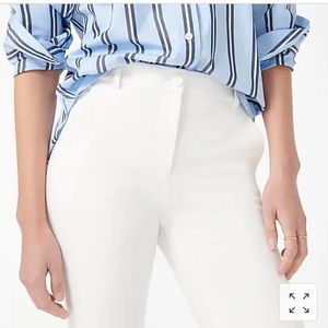 J crew High-rise Cameron pant four-season white